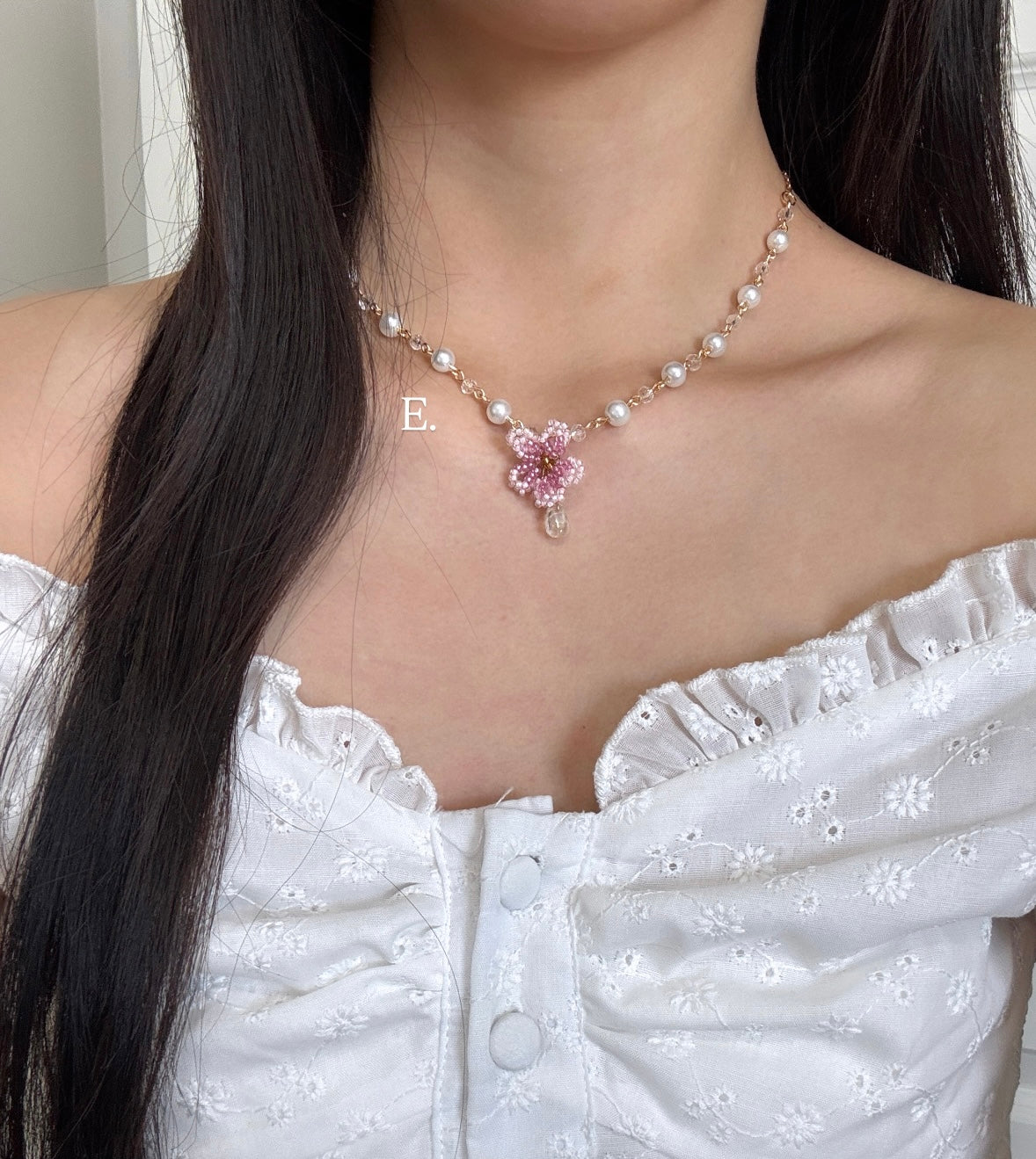 Gold blossoms & pearls