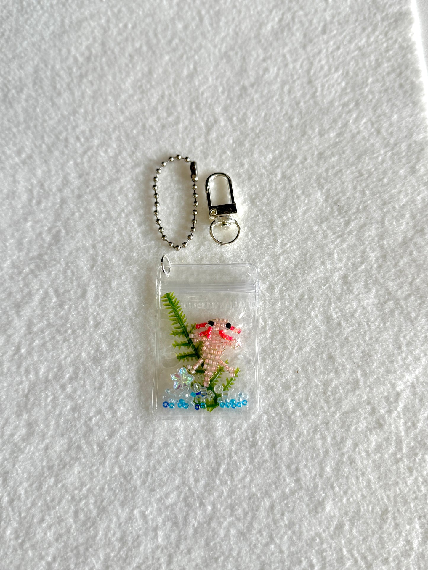 Ocean bag charm WITHOUT beads
