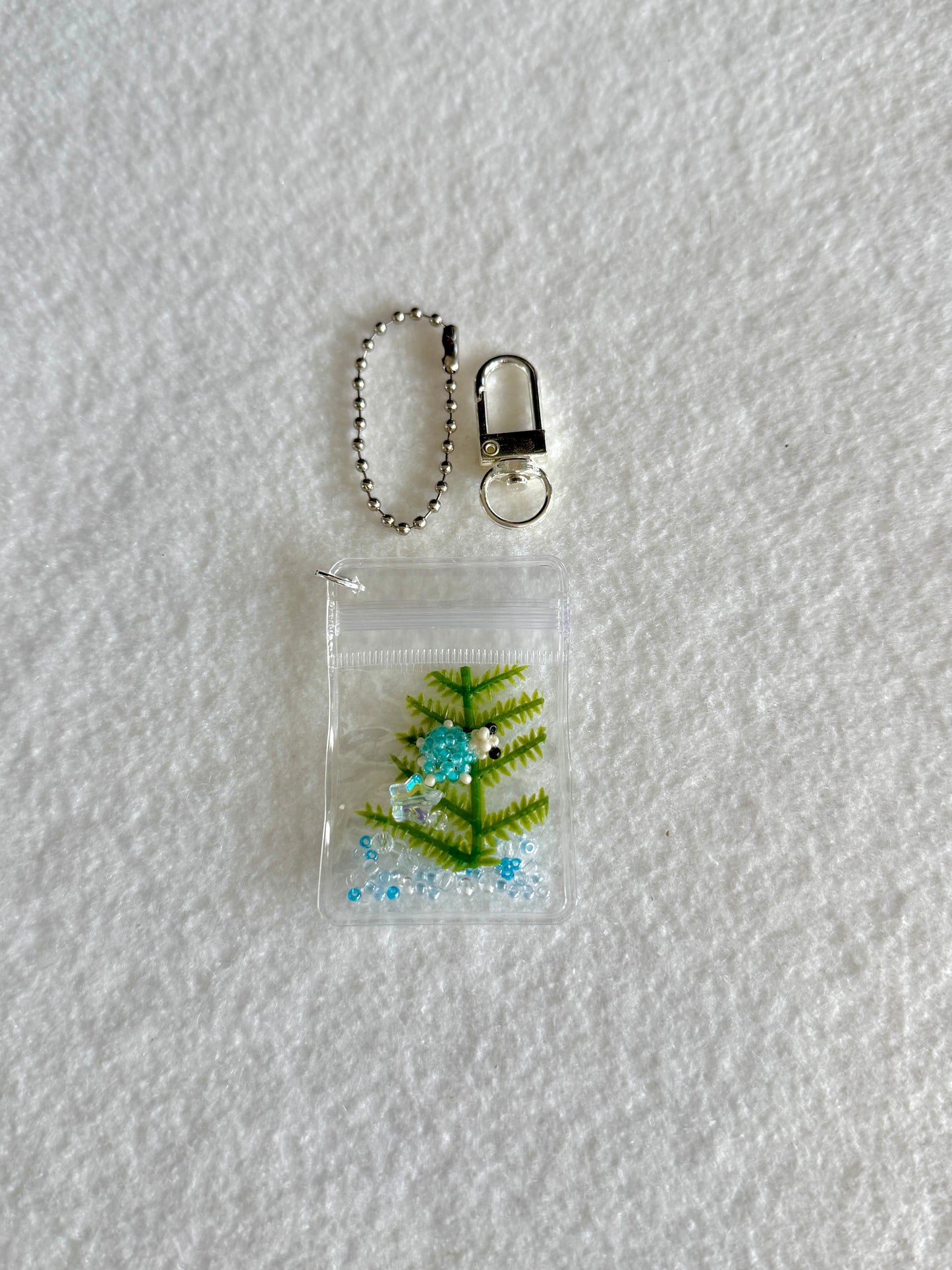 Ocean bag charm WITHOUT beads