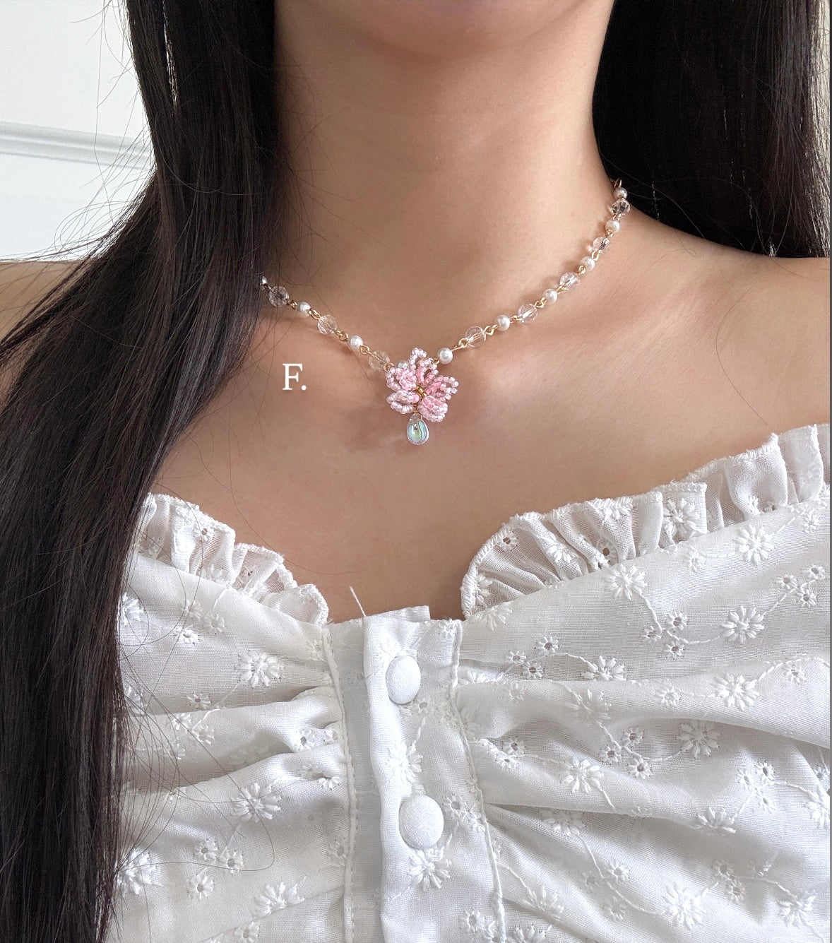 Gold blossoms & pearls