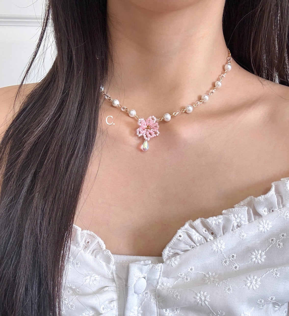 Gold blossoms & pearls