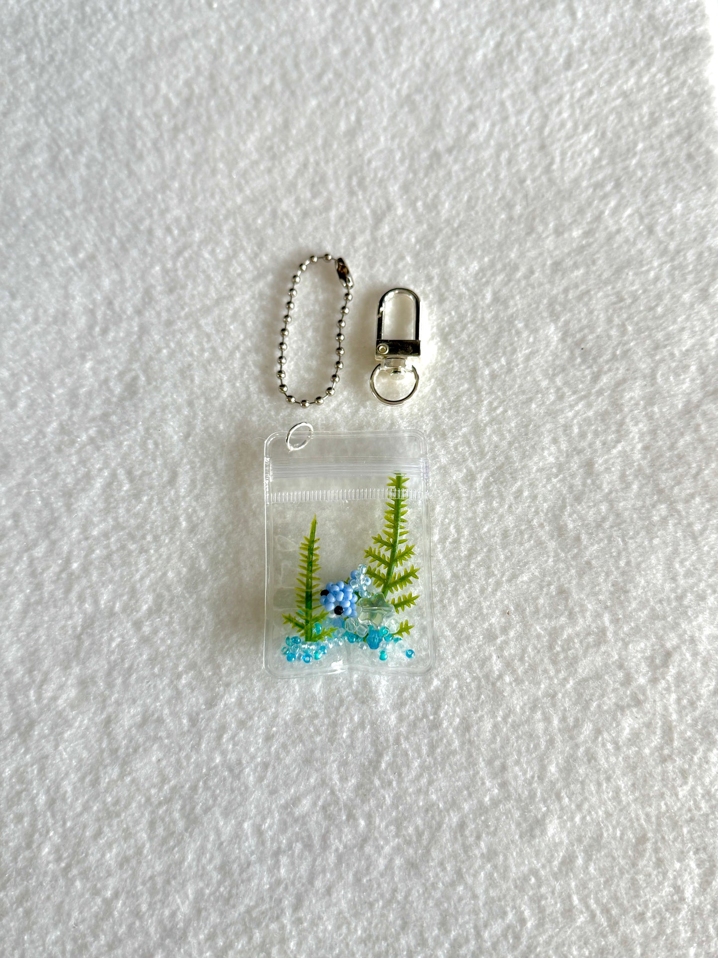 Ocean bag charm WITHOUT beads