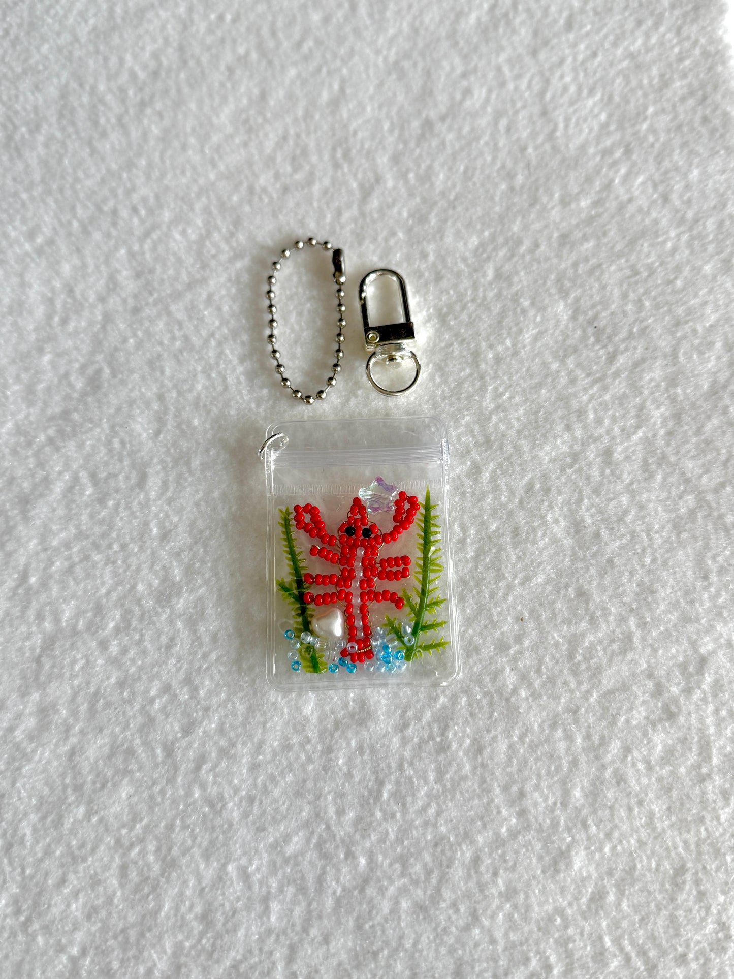 Ocean bag charm WITHOUT beads