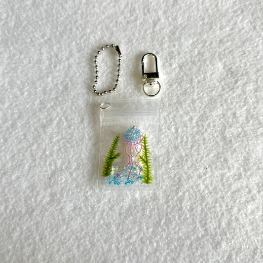 Ocean bag charm WITHOUT beads