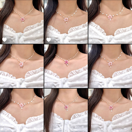 Gold blossoms & pearls