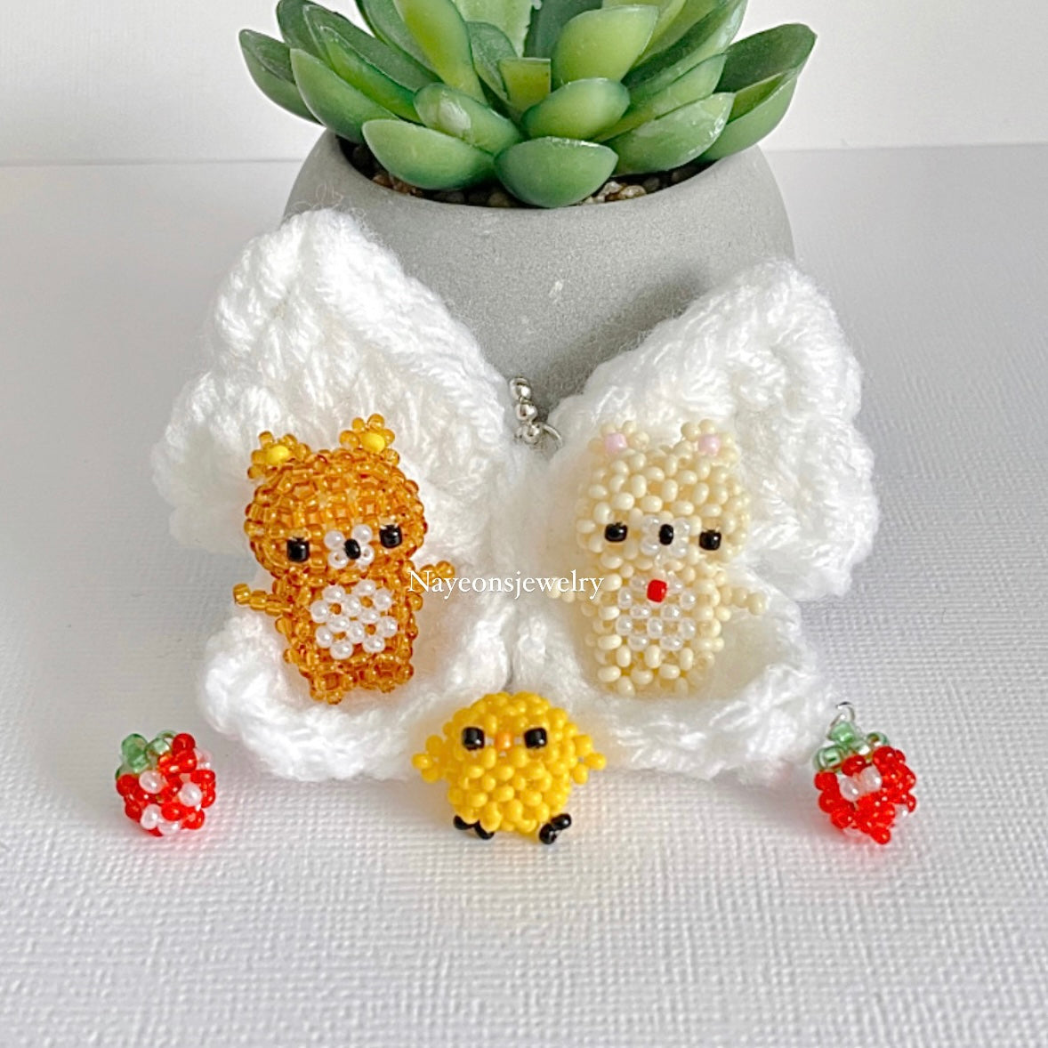 Beaded Sanrio Rilakkuma & korilakkuma