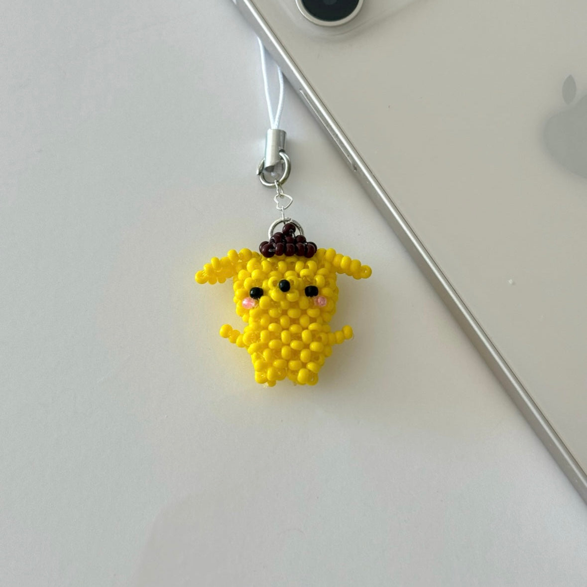 Beaded Sanrio pompompurin